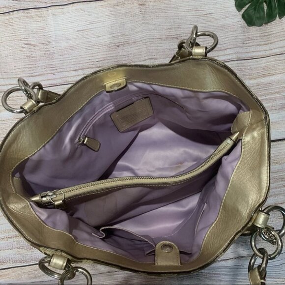 Coach Alexandra Outline Opt Art Tote Bag - Picture 3 of 15